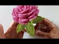 Rosa de crochê passo a passo fácil de fazer/Valdenete crochê artes e reciclagem ?